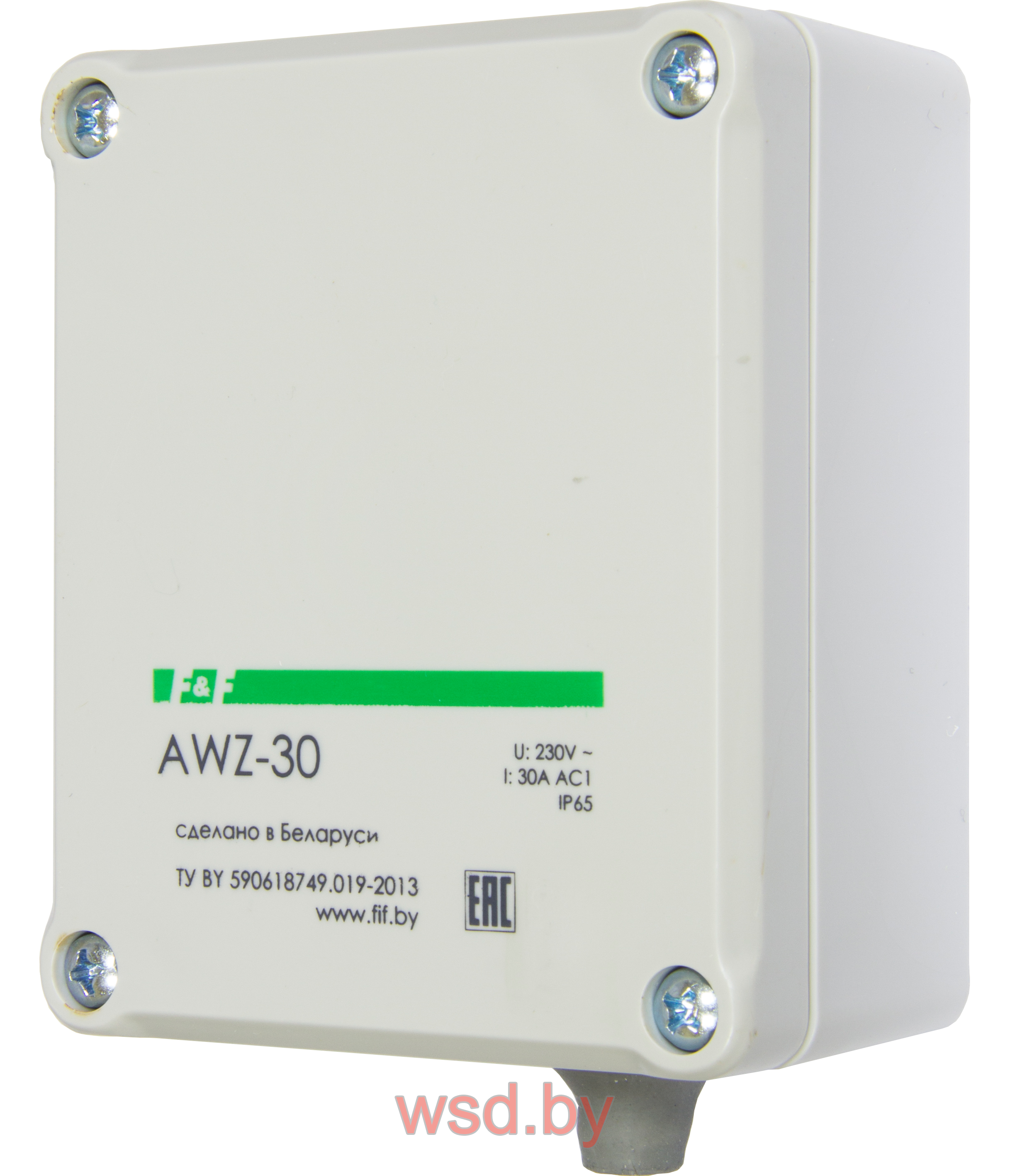 AWZ-30 PLUS выносной герметичный фотодатчик "PLUS",  монтаж на плоскость  230В AC 30А 1NO IP